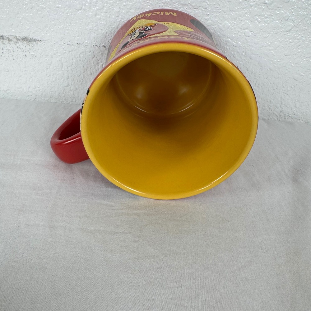 Vintage Disney Mickey Minnie Mouse Coffee Mugs Set of Two - Picture 4 of 9